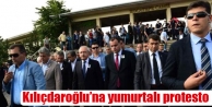 Kılıçdaroğlu’na yumurtalı protesto