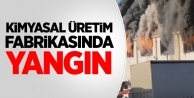 Kimya fabrikasında yangın