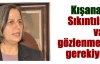 Kışanak: Sıkıntılar var, gözlenmesi gerekiyor