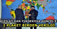Kızılay'dan Yüksekova Güncel'e İki Plaket Birden...