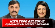 Kızıltepe belediye eşbaşkanları serbest bırakıldı