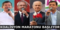 Koalisyon maratonu başlıyor