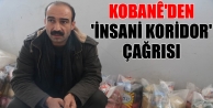Kobanê'den 'insani koridor' çağrısı