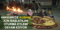 Kobani için başlatılan oturma eylemi devam ediyor