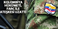 Kolombiya hükümeti, FARC ile ateşkesi uzattı