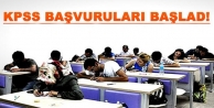 KPSS başvuruları başladı