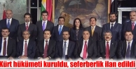 Kürt hükümeti kuruldu