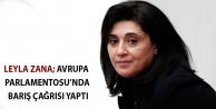 Leyla Zana Avrupa Parlamentosu’nda barış çağrısı yaptı