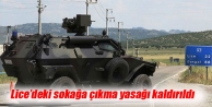 Lice’deki sokağa çıkma yasağı kaldırıldı