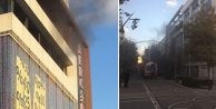 Lüleburgaz'da alışveriş merkezinde yangın