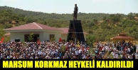 Mahsum Korkmaz heykeli kaldırıldı