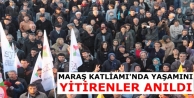 Maraş Katliamı’nda yaşamını yitirenler anıldı