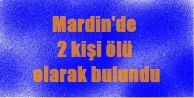 Mardin'de 2 kişi ölü olarak bulundu