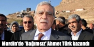 Mardin'de 'Bağımsız' Ahmet Türk kazandı