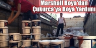 Marshall Boya'dan Çukurca'ya Boya Desteği