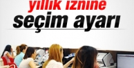 Memurların yaz tatiline seçim ayarı