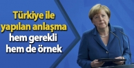 Merkel: Türkiye ile yapılan anlaşma hem gerekli hem de örnek
