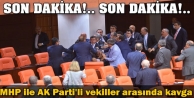 MHP ile AK Parti'li vekiller arasında kavga