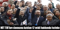 MİT TIR’ları davasına katılan 12 vekil hakkında...