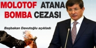 Molotof atana sürpriz ceza yolda