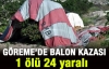Nevşehir'de balon kazası