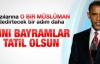 Obama Müslümanlar'ın bayramları için düğmeye...