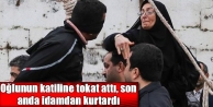 Oğlunun katiline tokat attı, son anda idamdan kurtardı