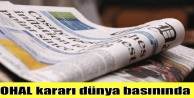 OHAL kararı dünya basınında