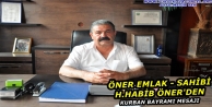 Öner Emlak Sahibi, H.Habib Öner'den Kurban Bayramı...