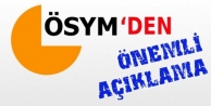 ÖSYM'den KPSS açıklaması