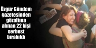 Özgür Gündem gazetesinden gözaltına alınan 22...