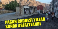 Pagan Caddesi Yıllar Sonra Asfaltlandı