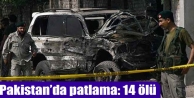 Pakistan’da patlama: 14 ölü
