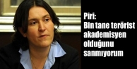 Piri: Bin tane terörist akademisyen olduğunu sanmıyorum