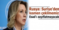 Rusya: Suriye'den kısmen çekilmemiz Esad'ı zayıflatmayacak