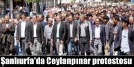 Şanlıurfa'da Ceylanpınar protestosu