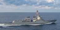Savaş gemisi bölgeye giriş yaptı