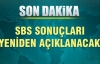 SBS Sonuçları Yeniden Açıklanacak