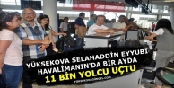 Selahaddin Eyyubi Havalimanın'dan bir ayda 11 bin...