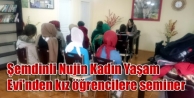 Şemdinli Nujin Kadın Yaşam Evi'nden kız öğrencilere...