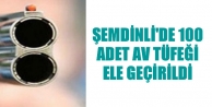 Şemdinli'de 100 Adet Av Tüfeği Ele Geçirildi