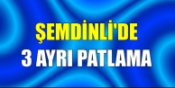 Şemdinli'de 3 Ayrı Patlama