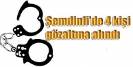 Şemdinli'de 4 kişi gözaltına alındı