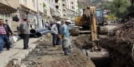 Şemdinli'de altyapı çalışmaları sürüyor!