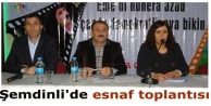 Şemdinli'de esnaf toplantısı