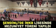 Şemdinli’de İMKB lisesi mezuniyet töreni
