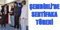 Şemdinli’de Sertifaka Töreni 