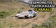 Şemdinli'de Trafik Kazası: 2 Yaralı
