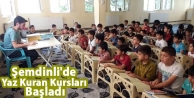 Şemdinli'de Yaz Kuran Kursları Başladı