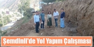 Şemdinli'de Yol Yapım Çalışması